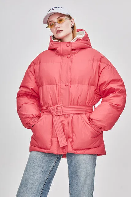 Doudoune Femme Ceinturée "Street Chic"