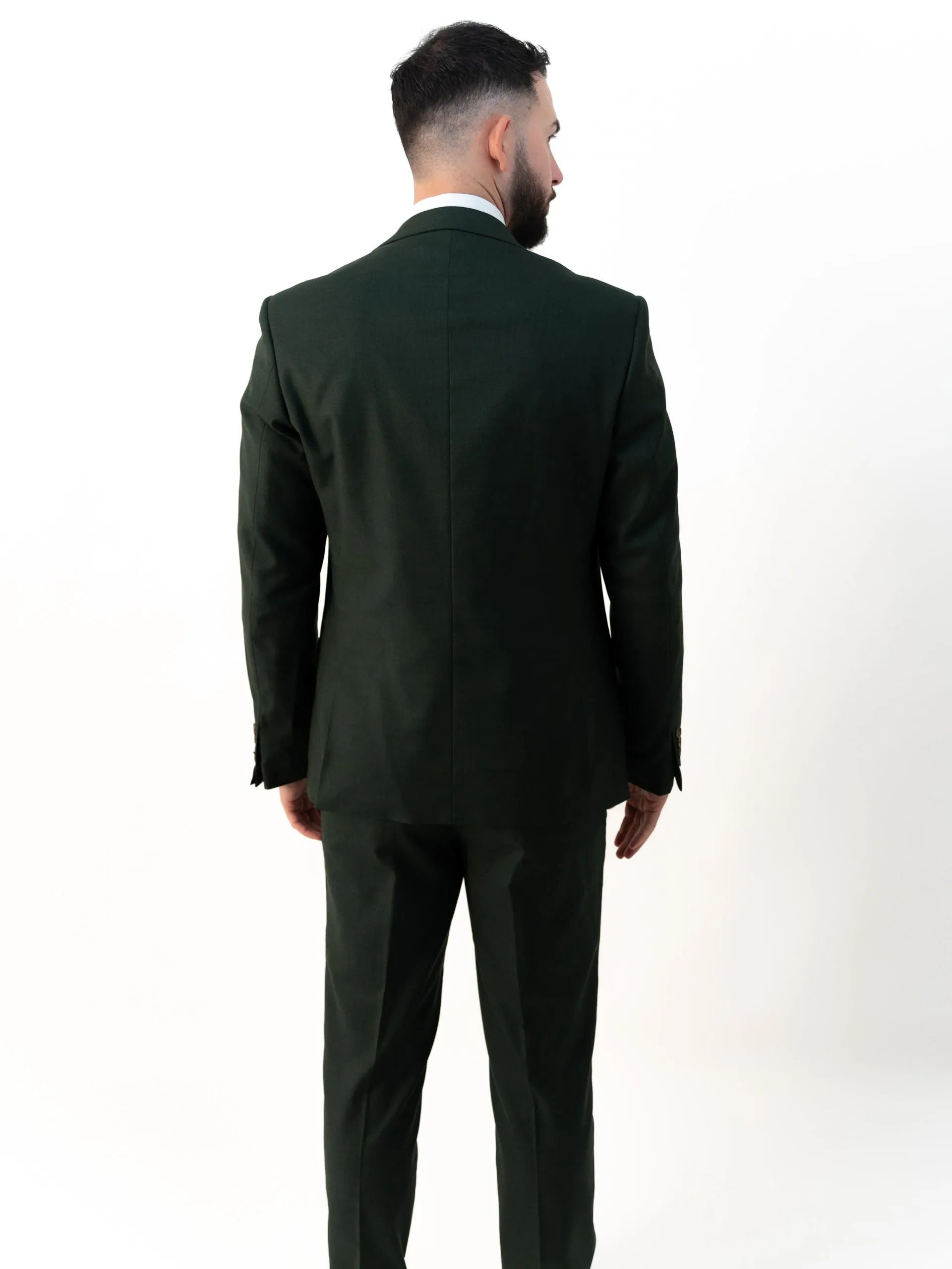Edward Emerald Three-Piece Suit
