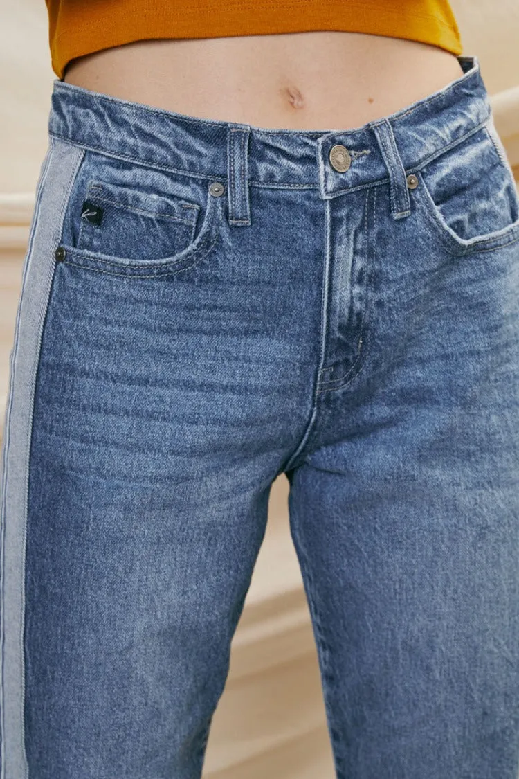 Erin High Rise Slim Straight Jeans