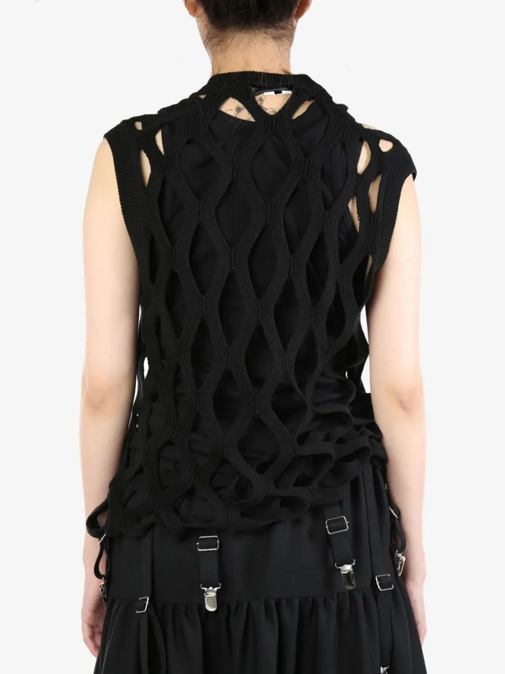 Fishing Net Knit Vest