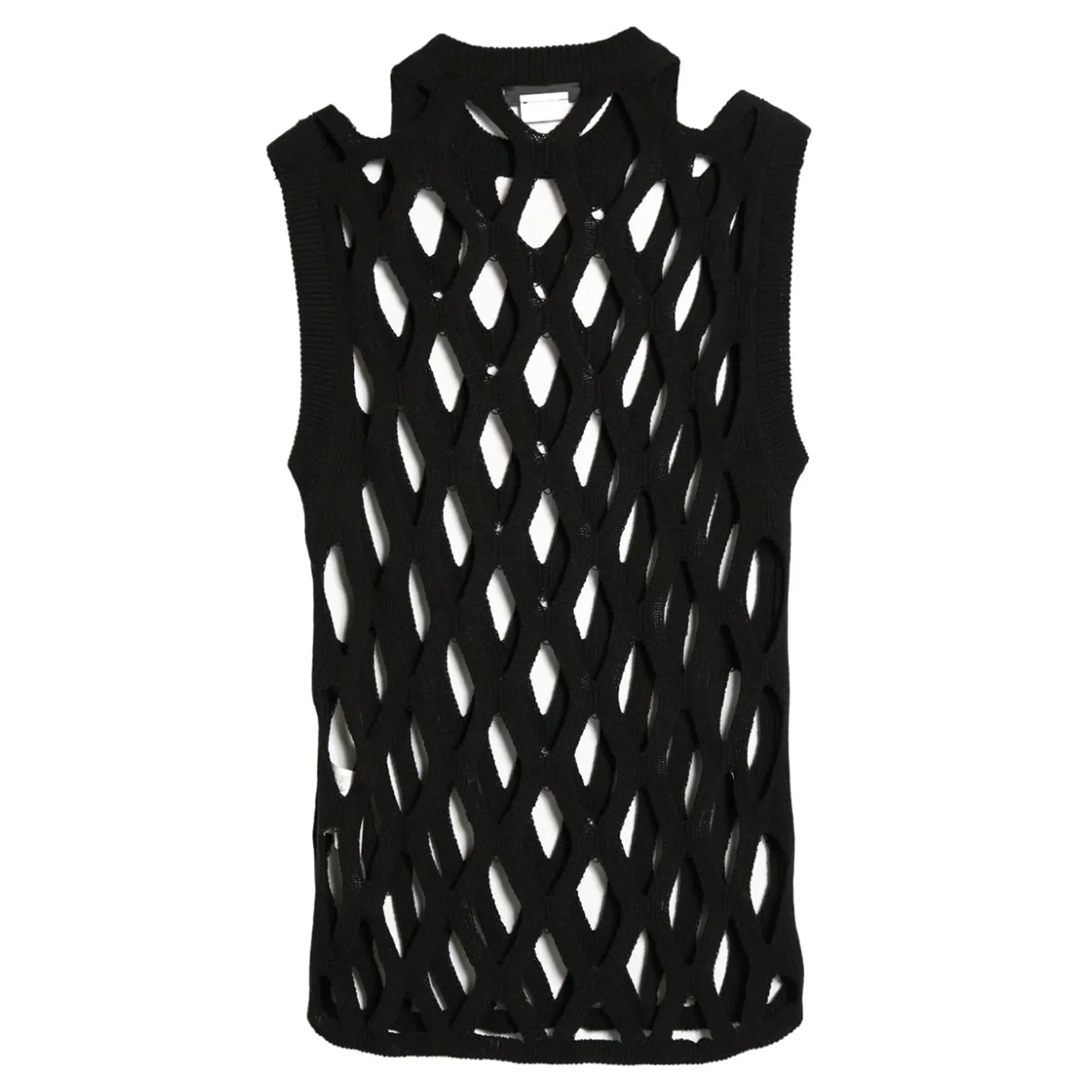 Fishing Net Knit Vest
