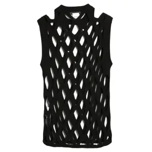 Fishing Net Knit Vest