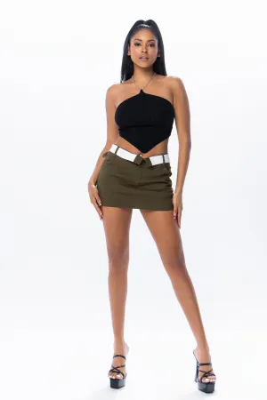 FLIPPED WAISTBAND SKORT