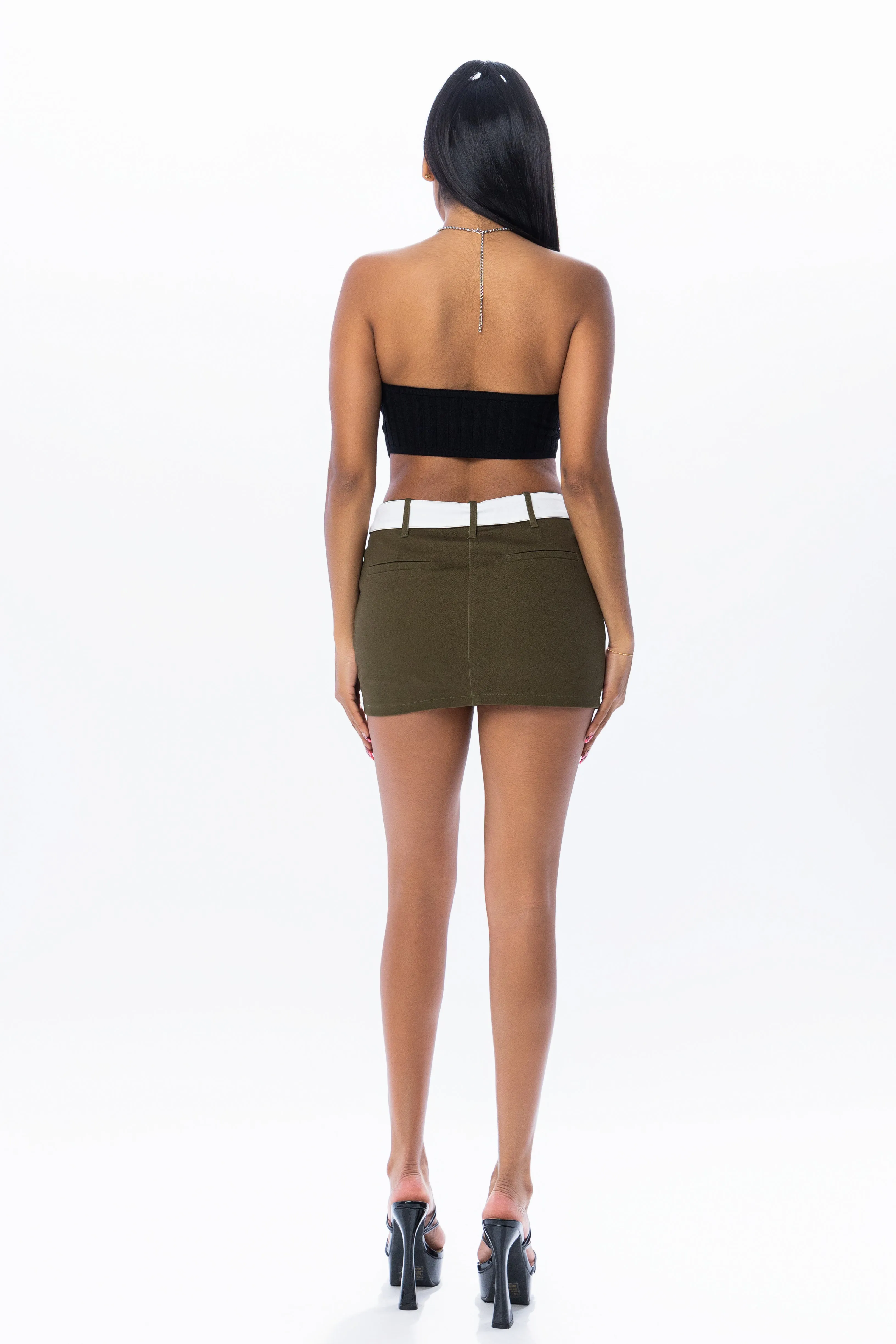 FLIPPED WAISTBAND SKORT