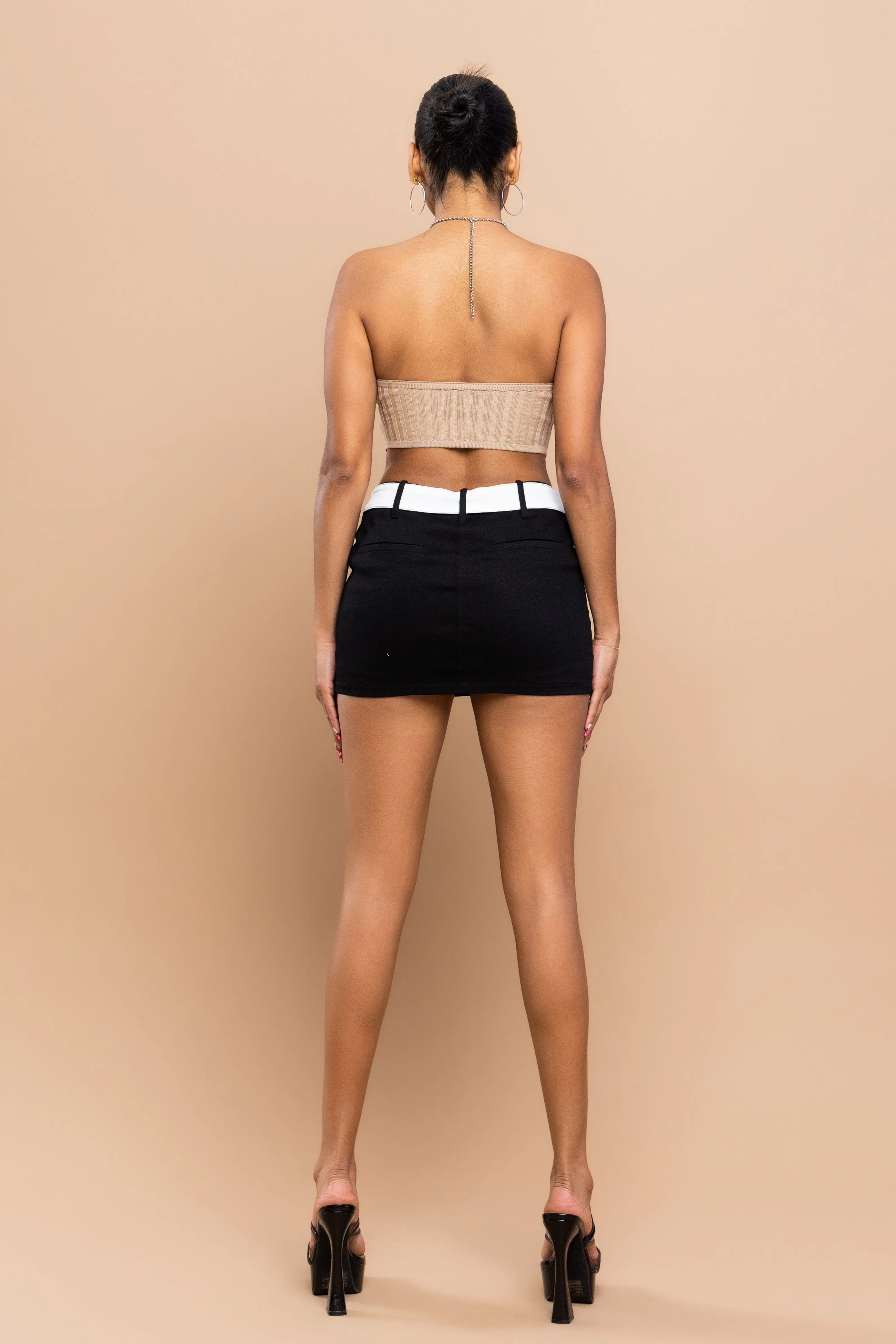 FLIPPED WAISTBAND SKORT