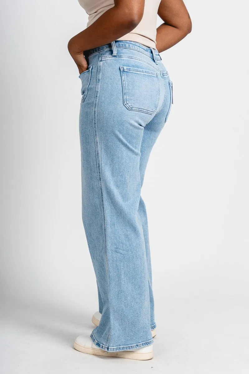 Flying Monkey high rise patch pocket jeans Apus