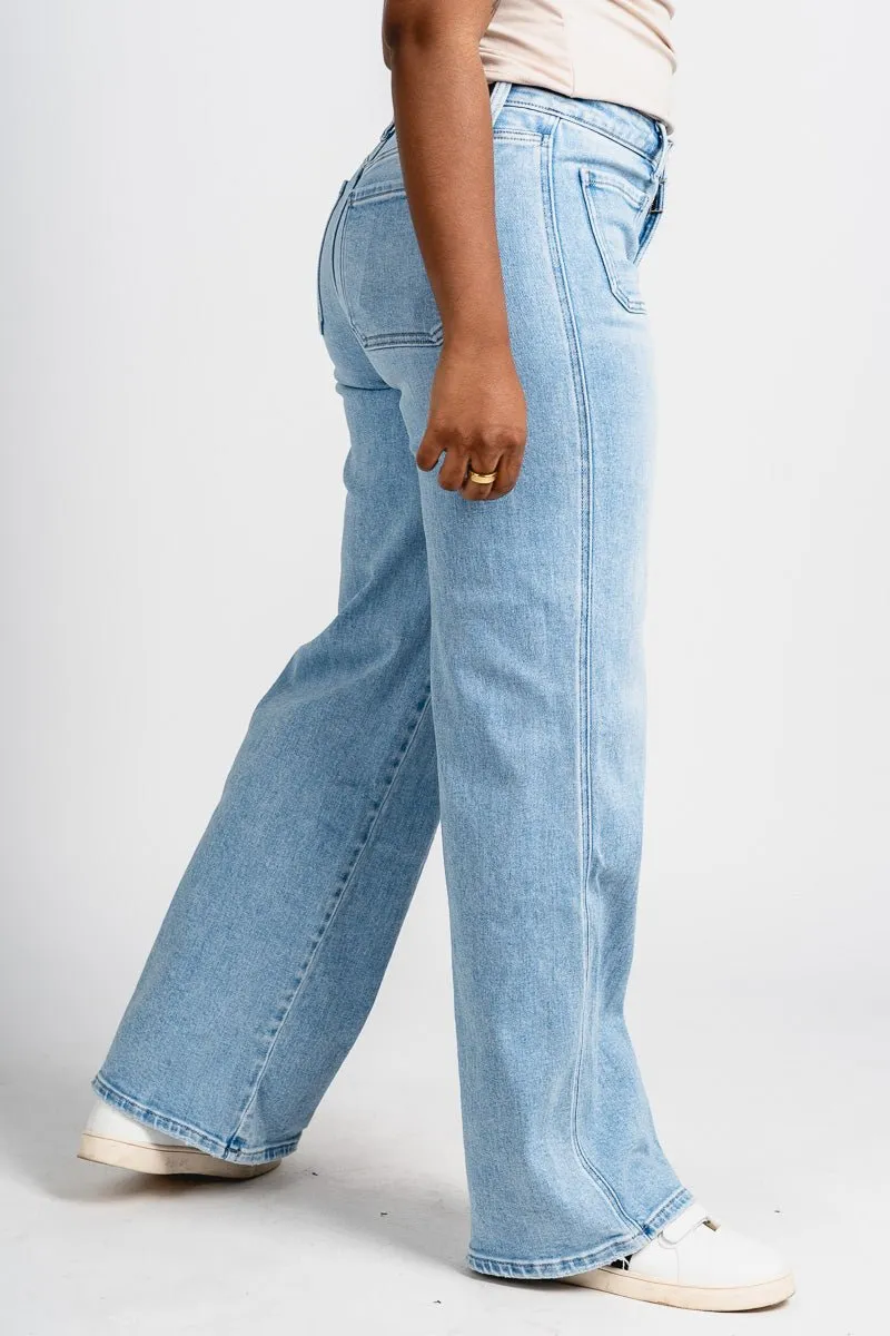 Flying Monkey high rise patch pocket jeans Apus