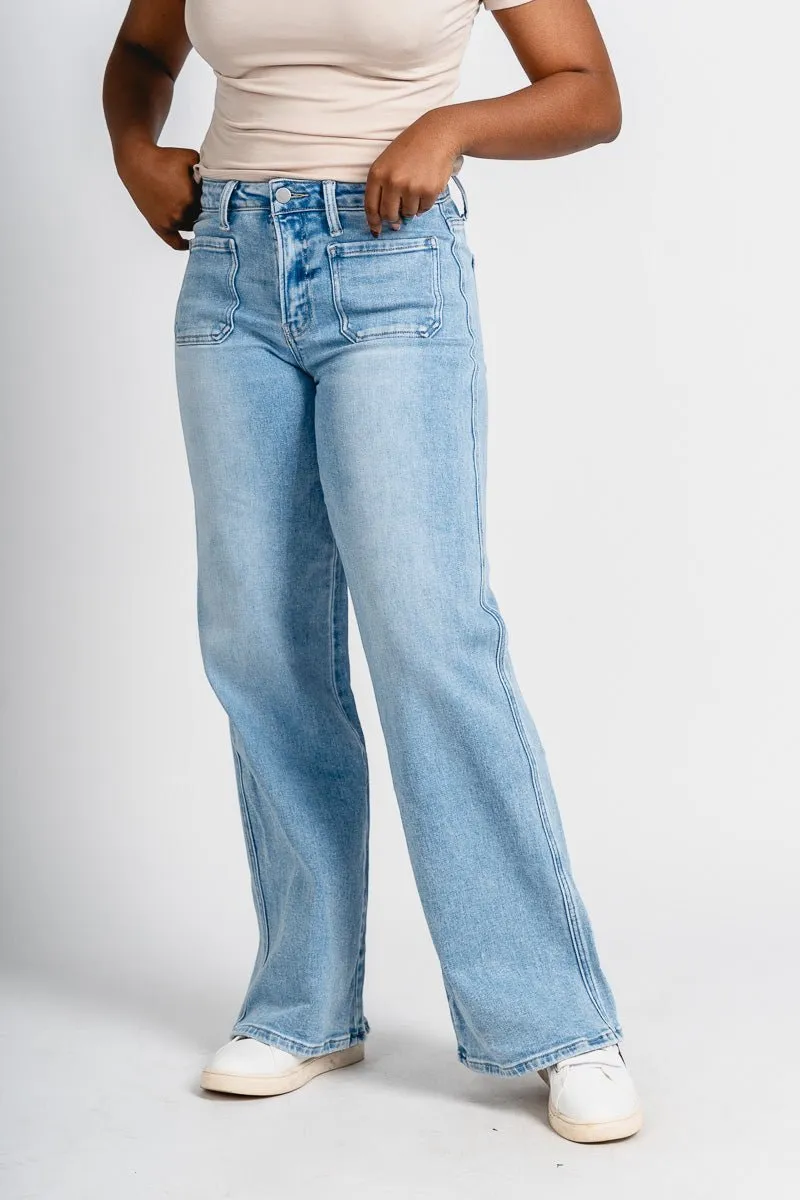 Flying Monkey high rise patch pocket jeans Apus