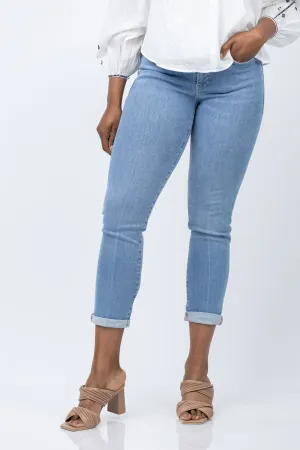 Frame Le Garcon Crop Jeans in Clearwater