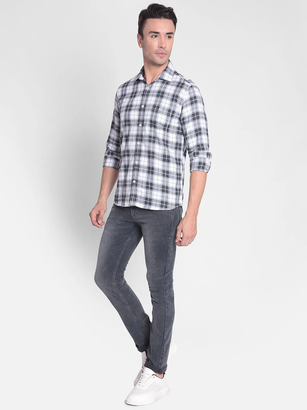 Grey Straight Jeans