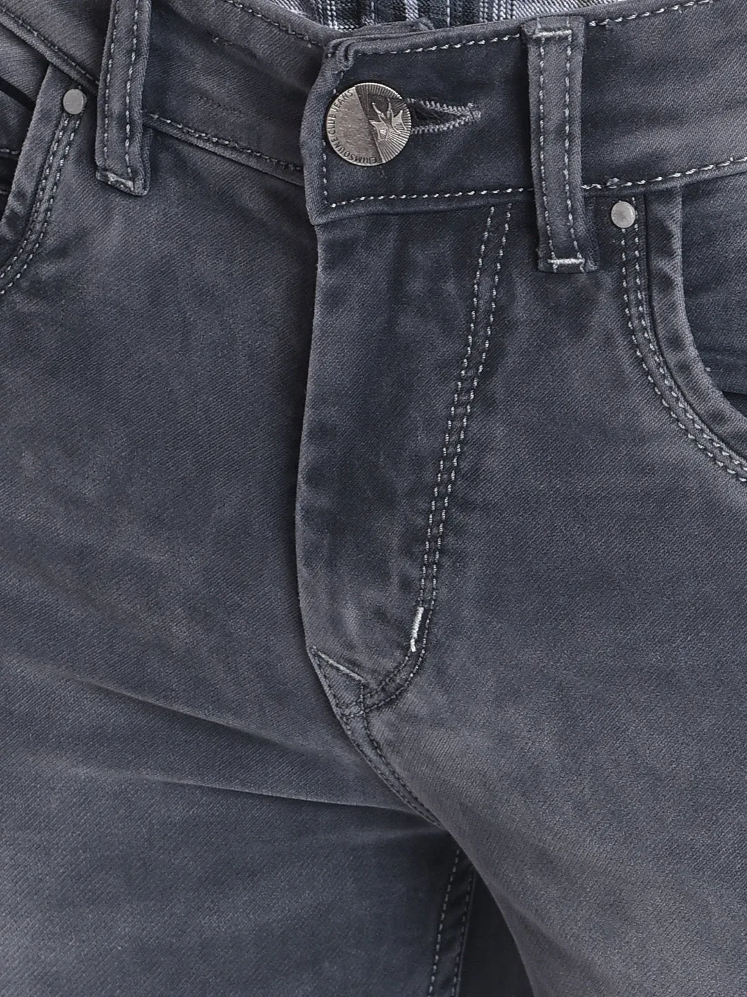 Grey Straight Jeans