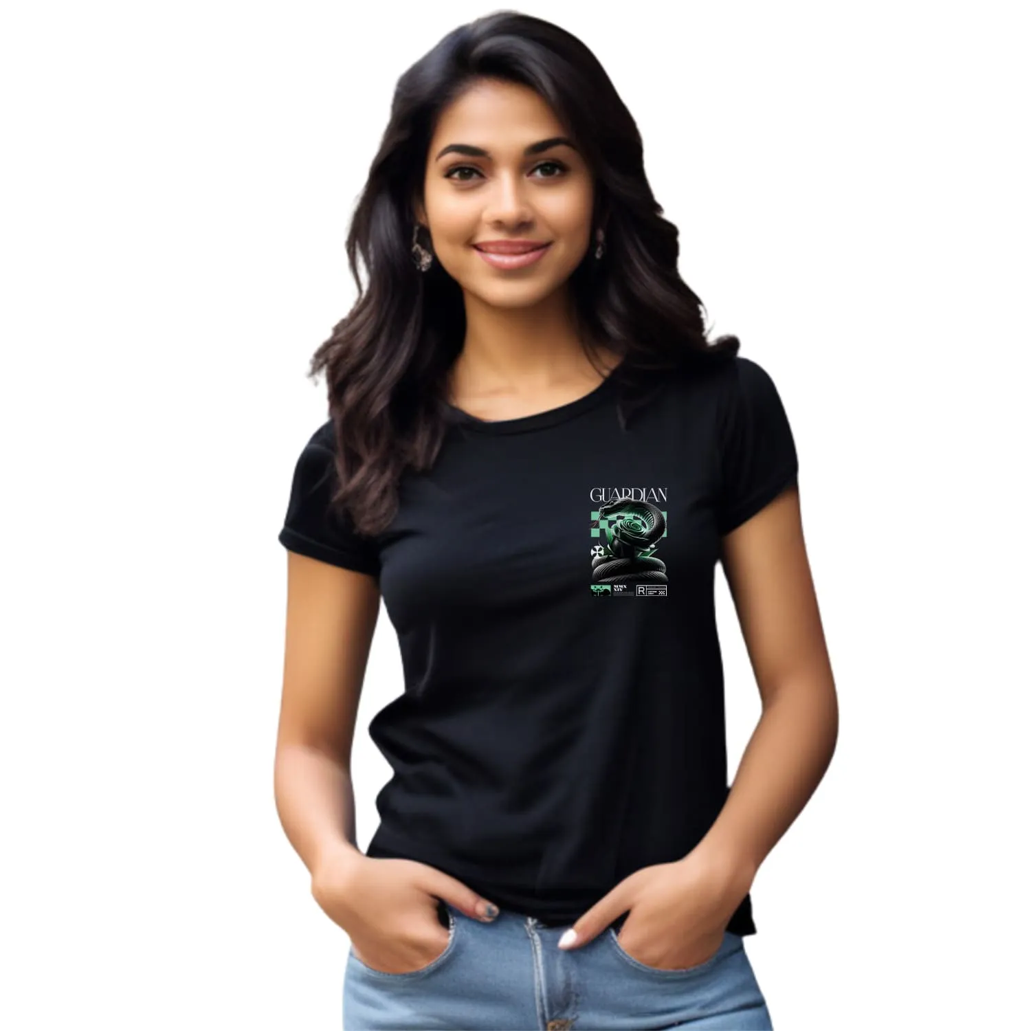 Guardian Womens cotton printed T-shirt