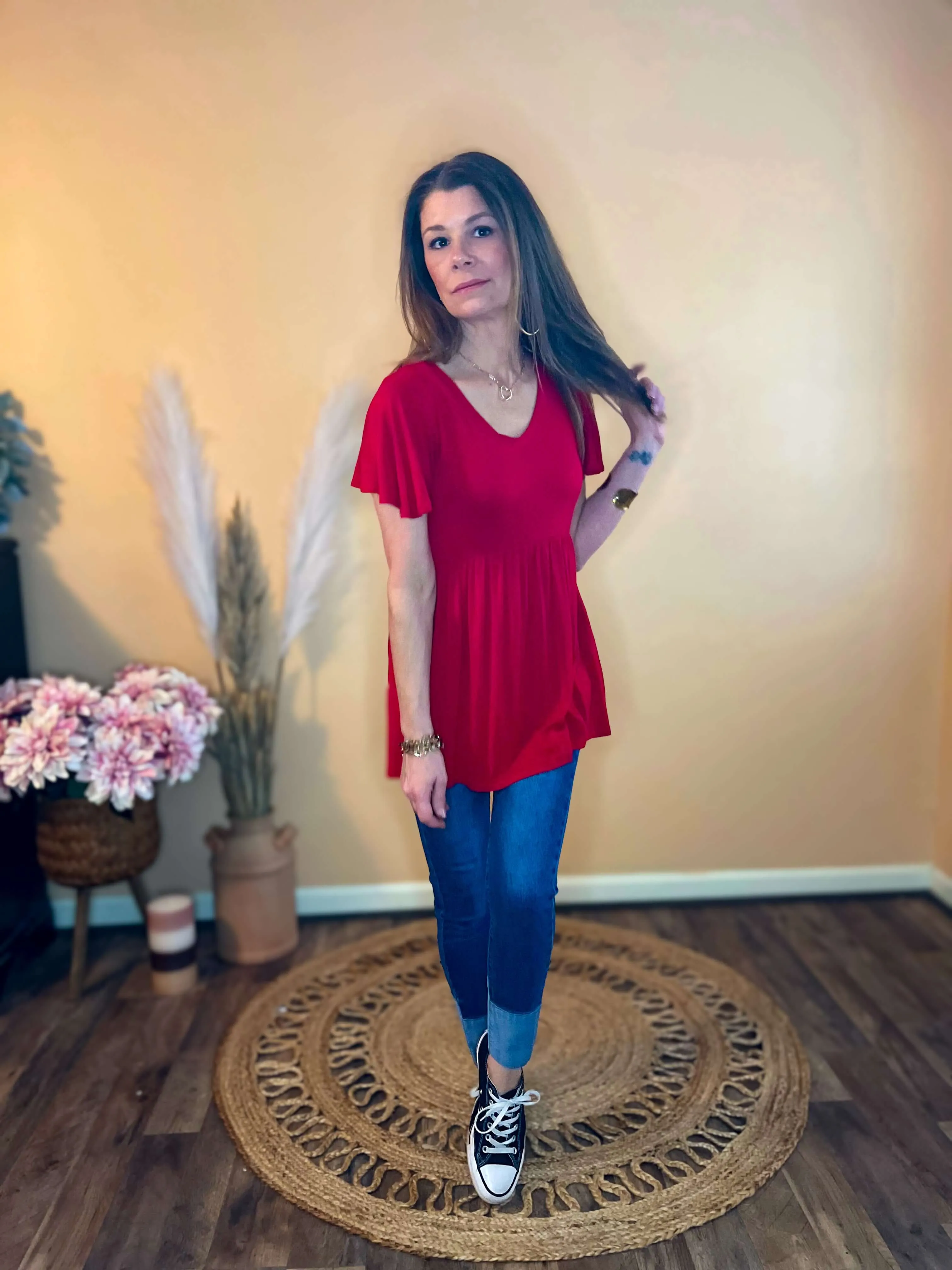 Hayden LA Cuffed Ankle Skinny Jeans