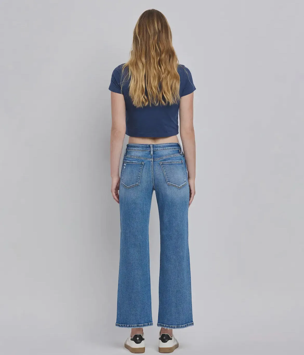 High Rise Slim Ankle Jean