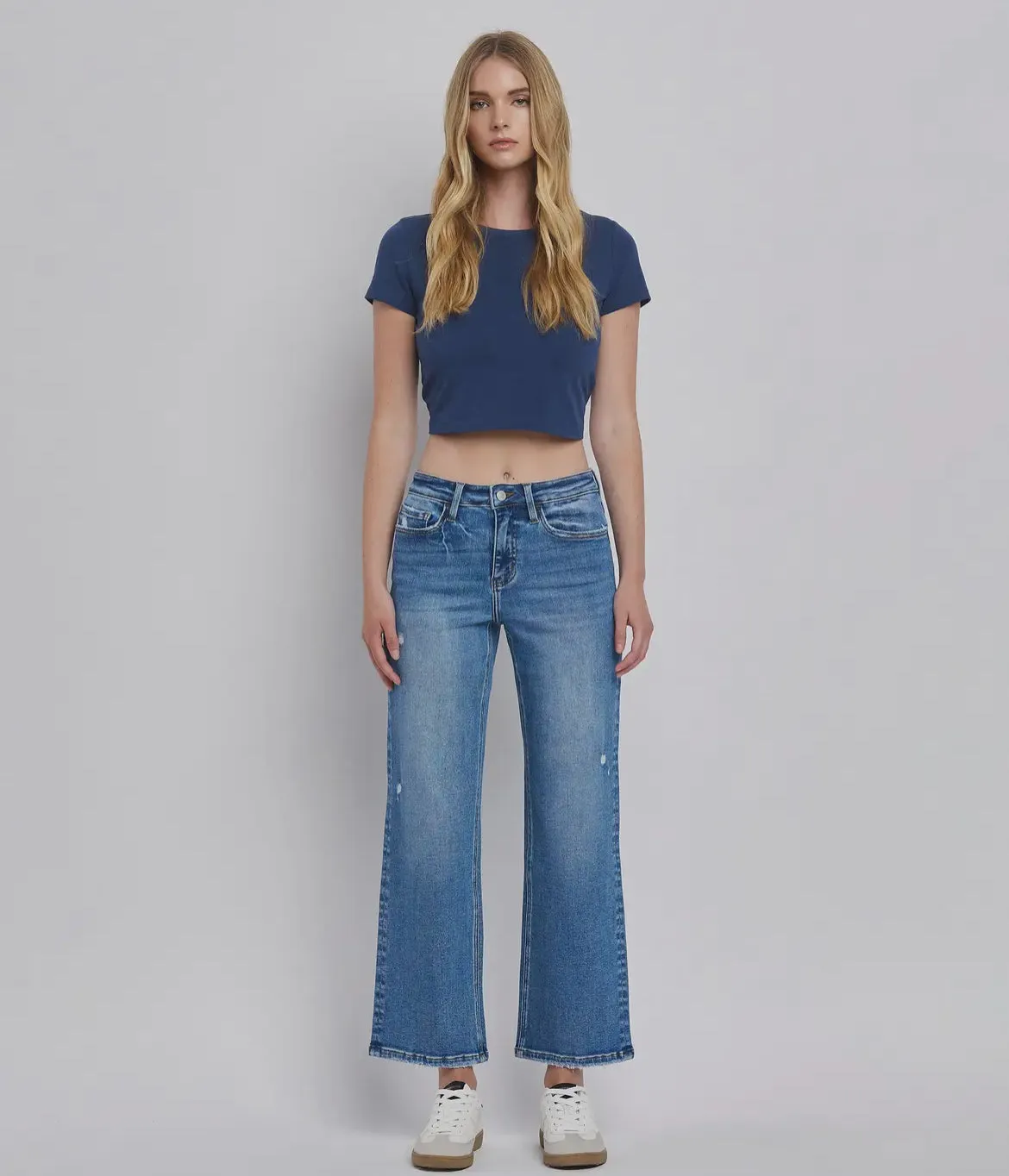 High Rise Slim Ankle Jean