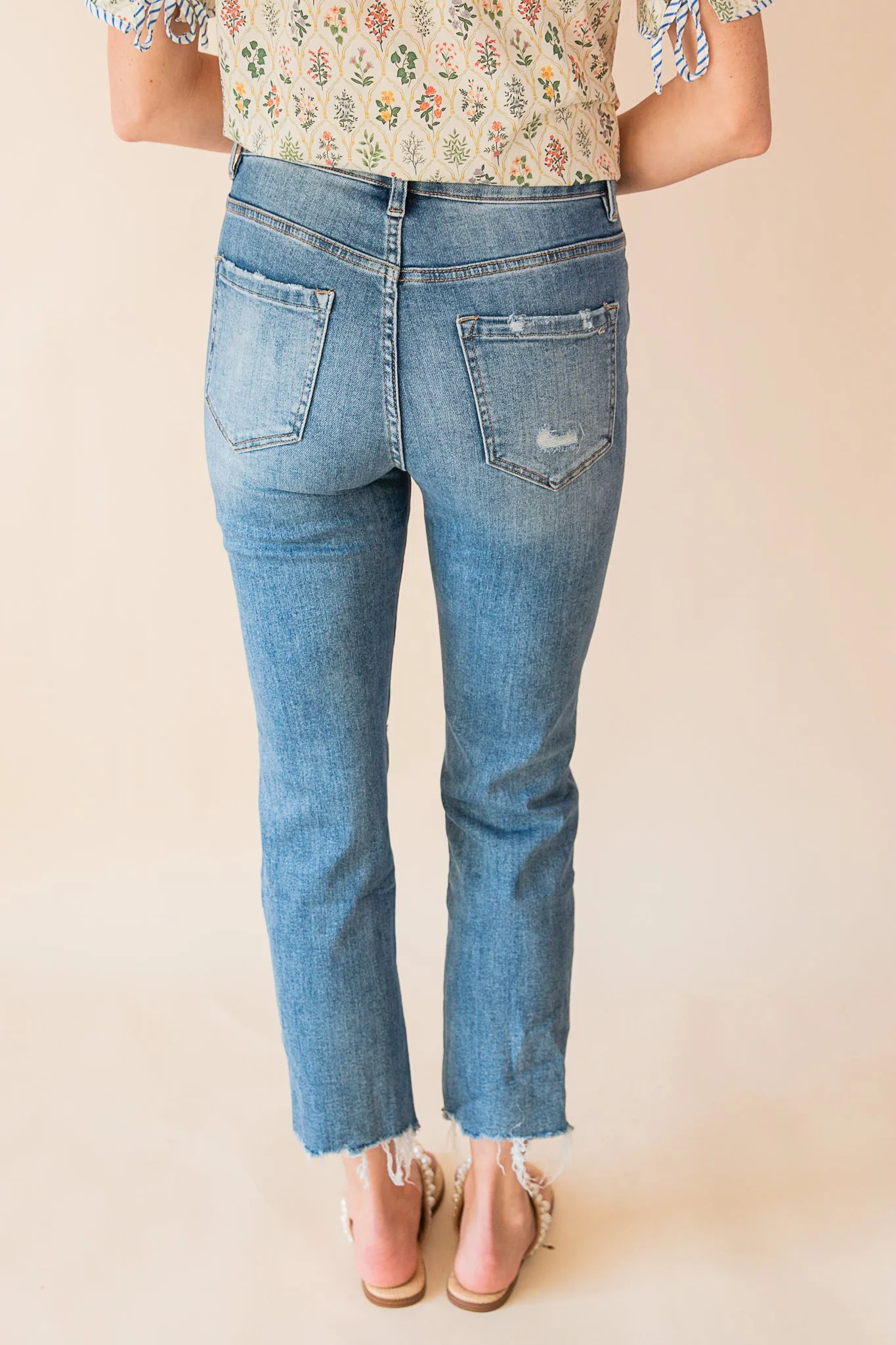 High Rise Slim Crop
