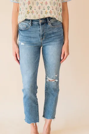 High Rise Slim Crop
