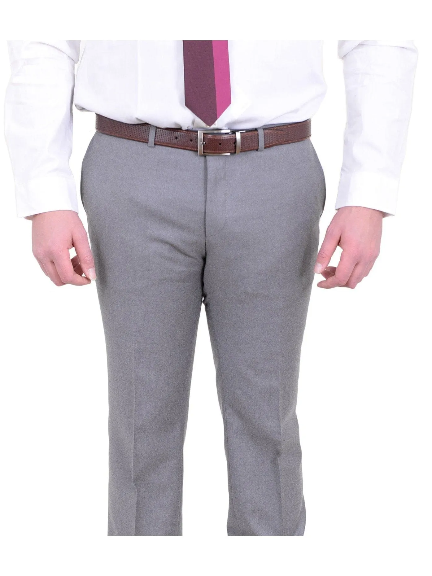 Hugo Boss Rodman/wild Slim Fit Heather Gray Wool Cashmere Blend Suit
