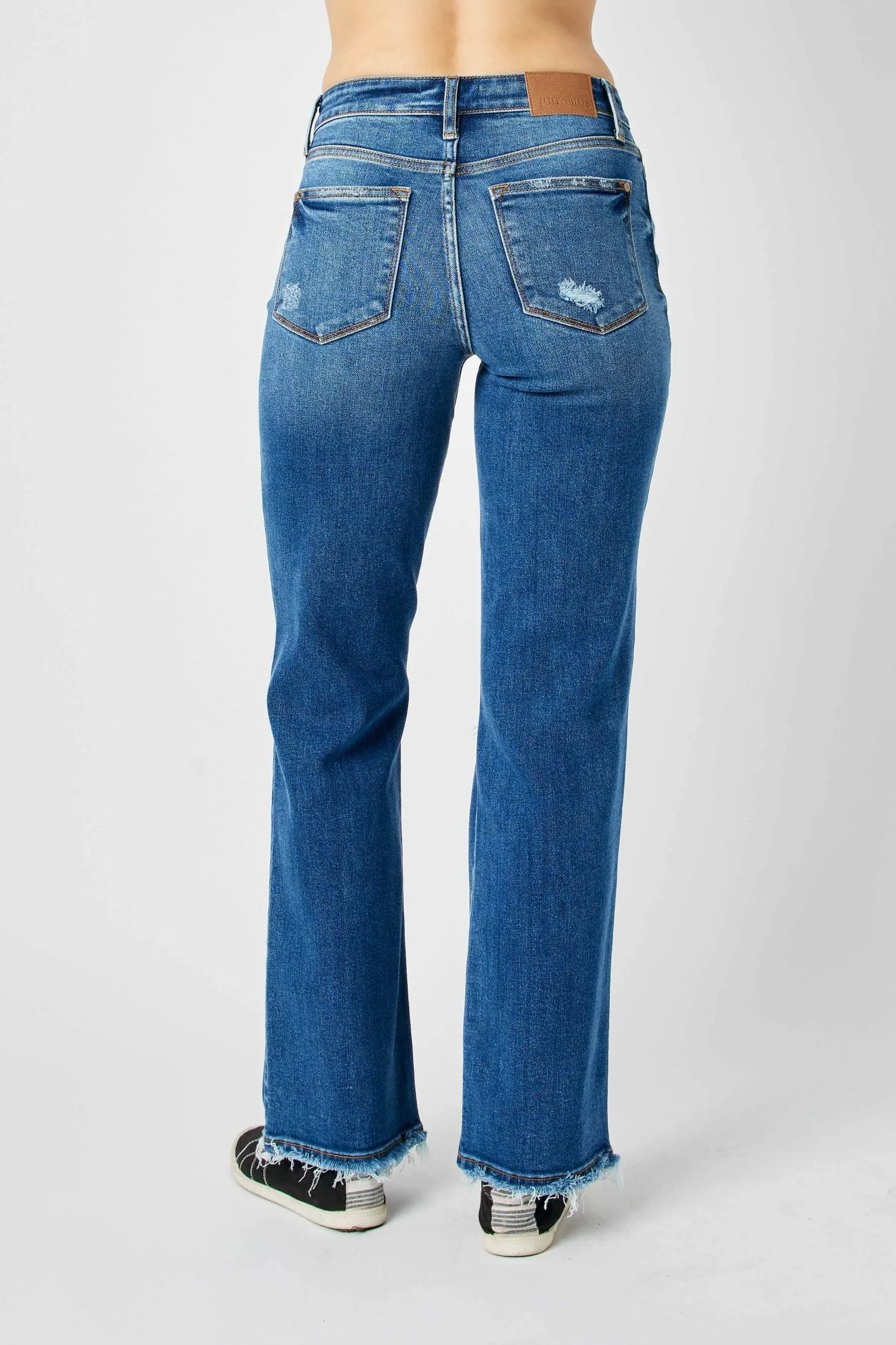 Judy Blue Mid Rise Dad Jeans