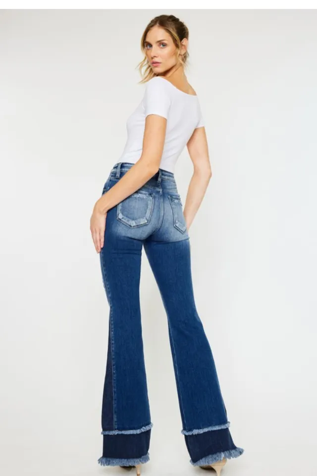 KanCan High Rise Flare Jean