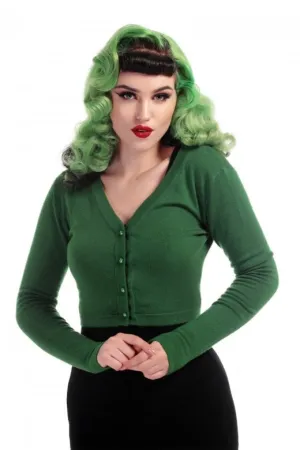 Kimberly Green Knitted Bolero Cardigan