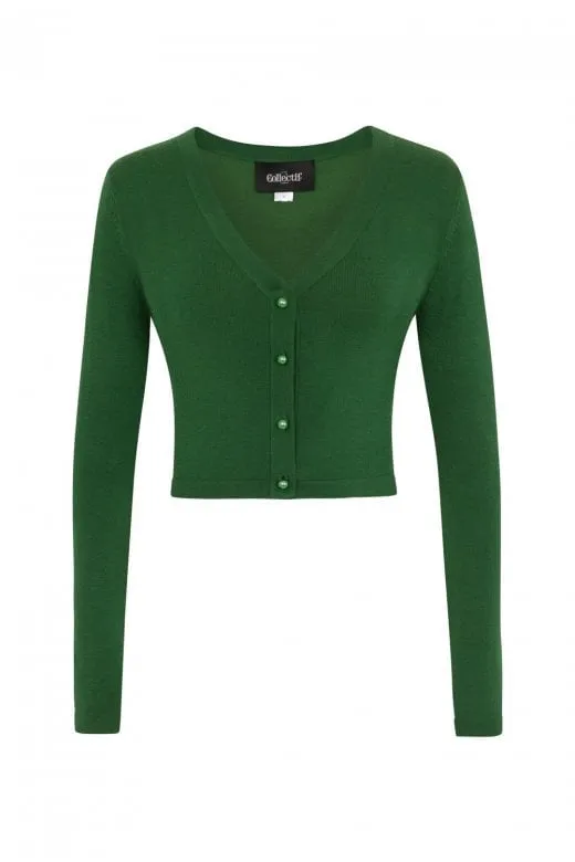 Kimberly Green Knitted Bolero Cardigan