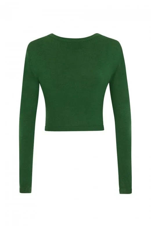 Kimberly Green Knitted Bolero Cardigan