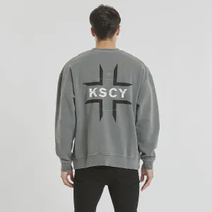 Kiss Chacey Serra Relaxed Sweater - Pigment Charcoal