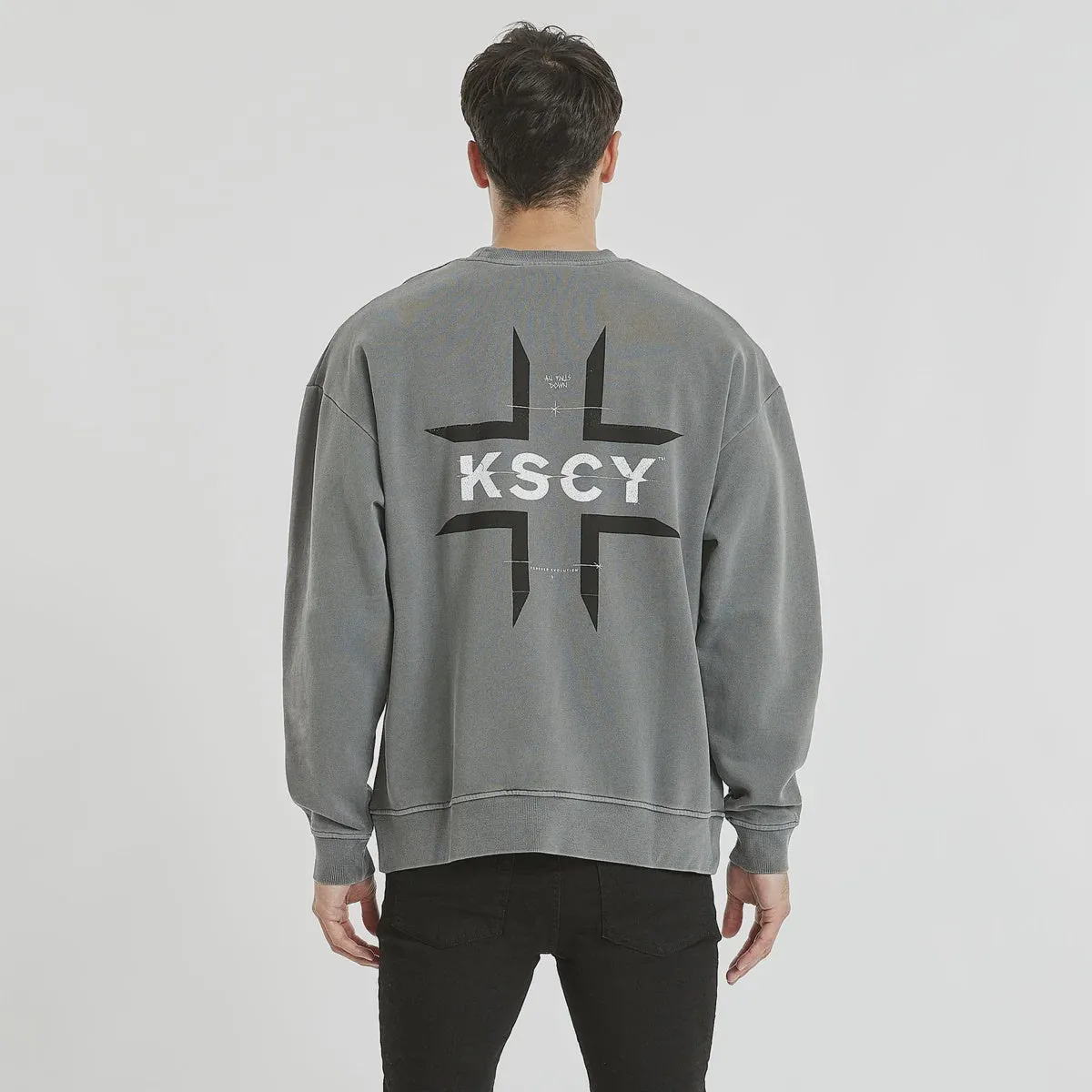 Kiss Chacey Serra Relaxed Sweater - Pigment Charcoal