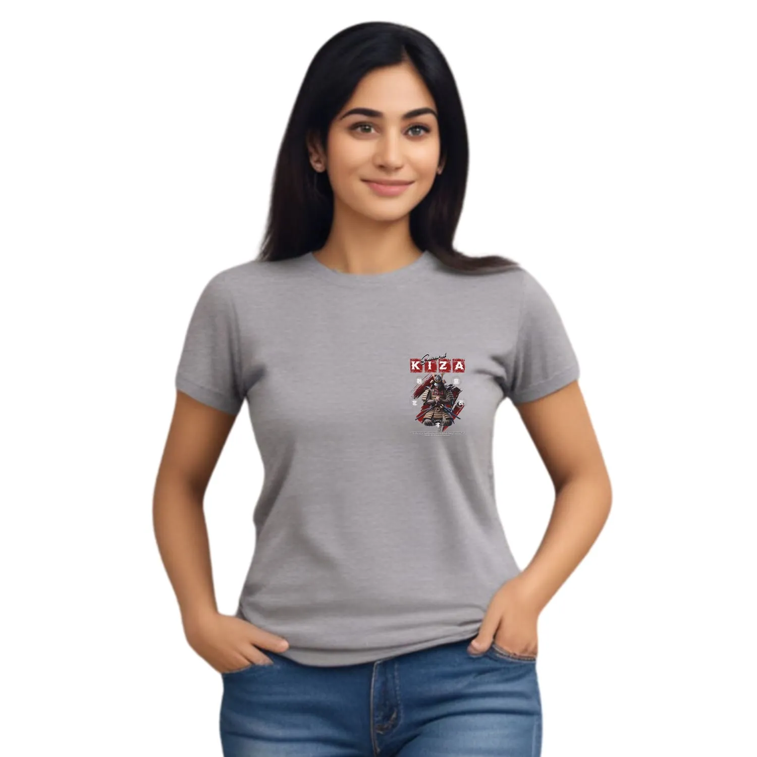 Kiza Womens cotton printed T-shirt