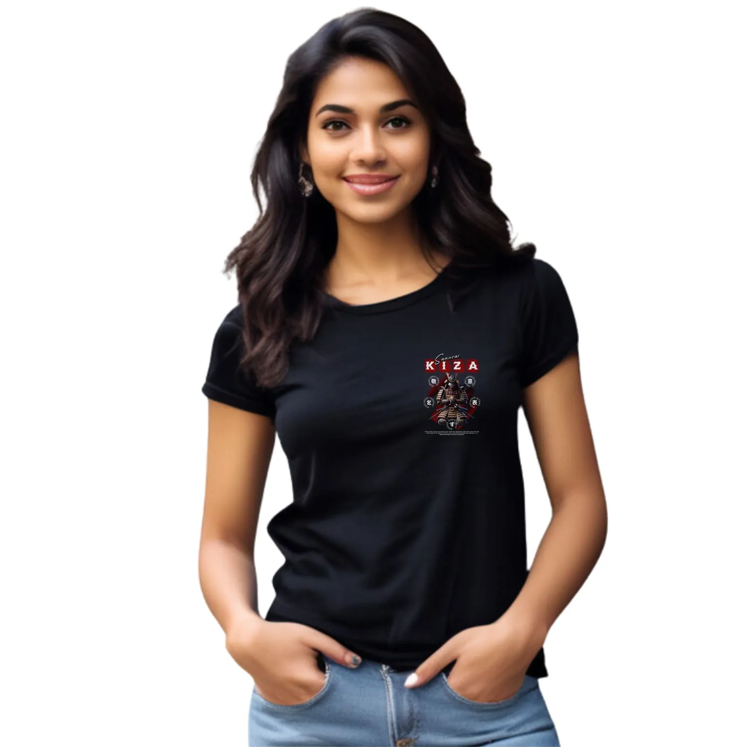 Kiza Womens cotton printed T-shirt