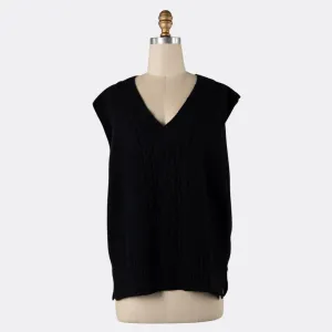 Knit Vest (Black)