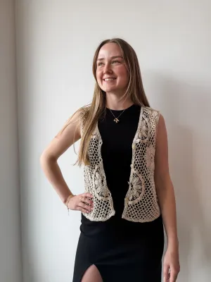 Knita Crochet Vest Top