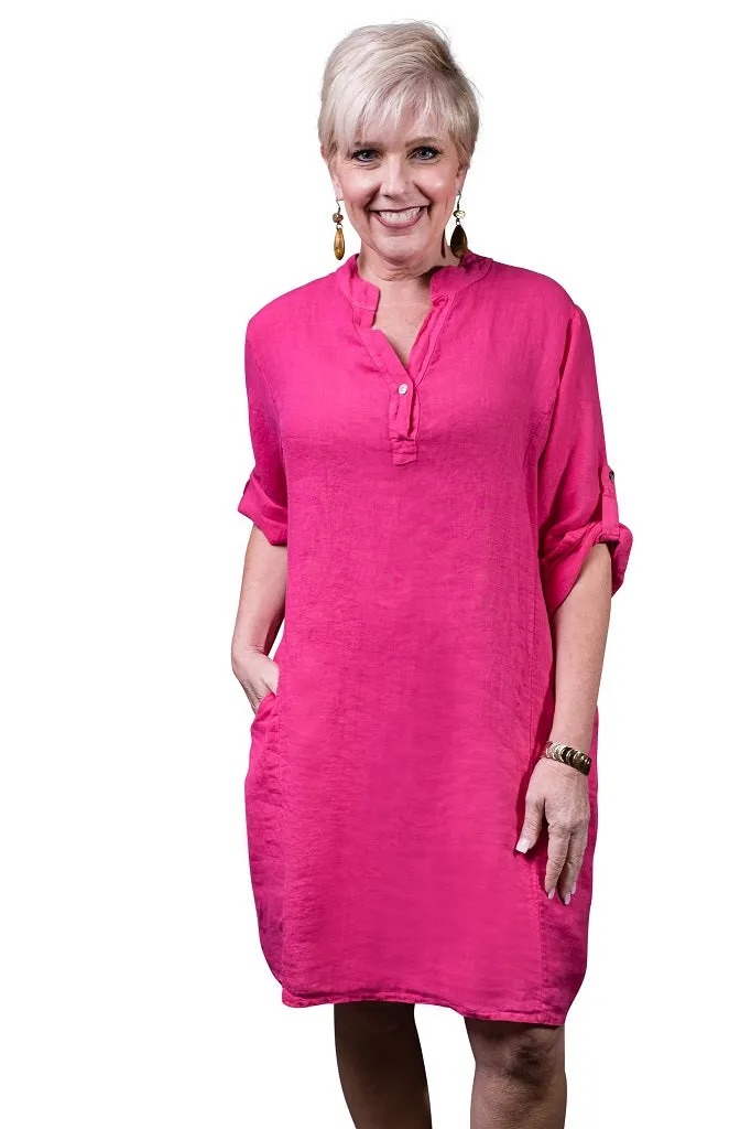 Leighton Linen Dress (DQ104)