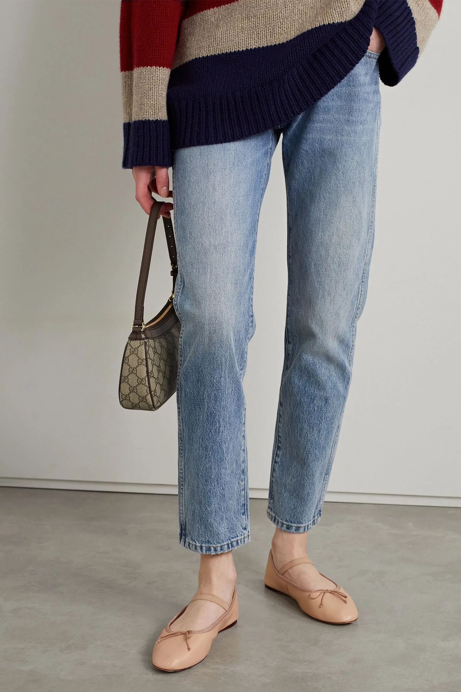 Leonie Leather Ballet Flats
