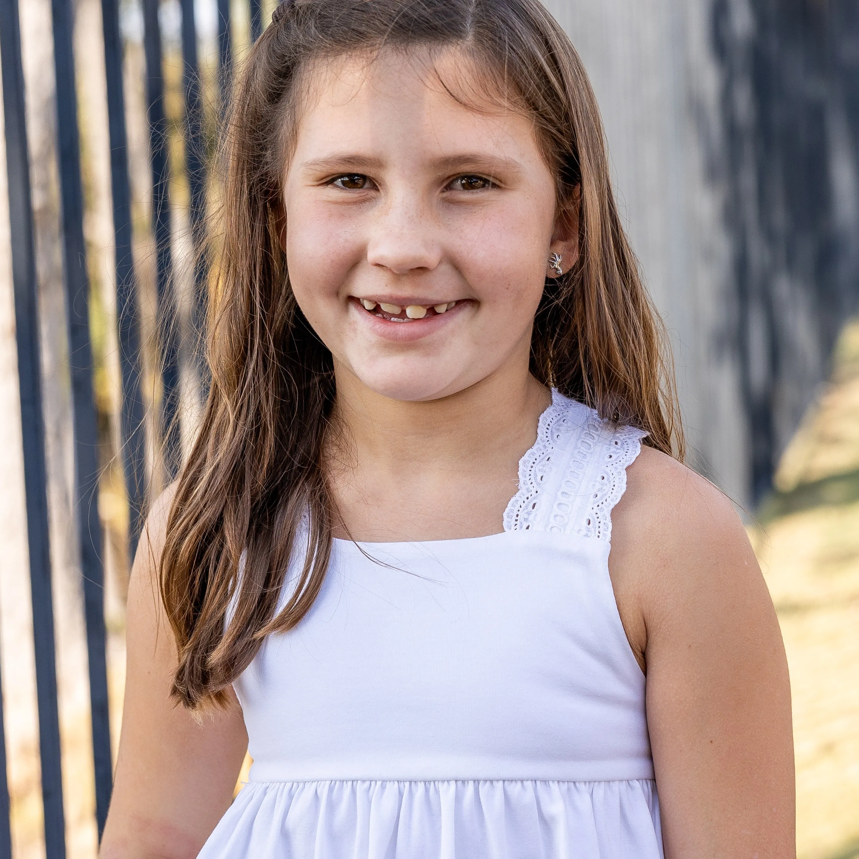 Leslie Girls Shorts Set - Sky Blue Posies