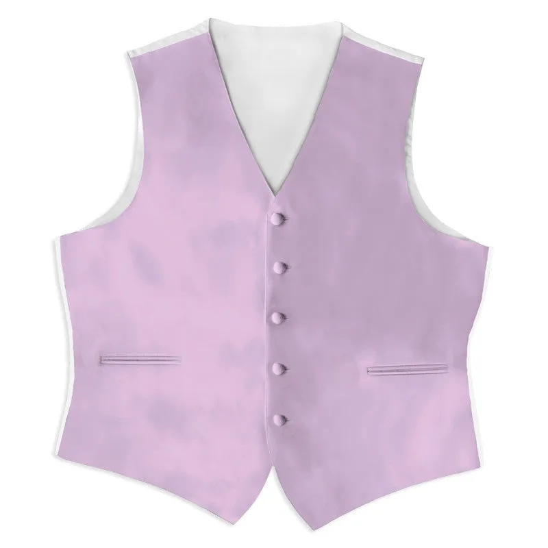 Lilac Full Back Tuxedo Vest