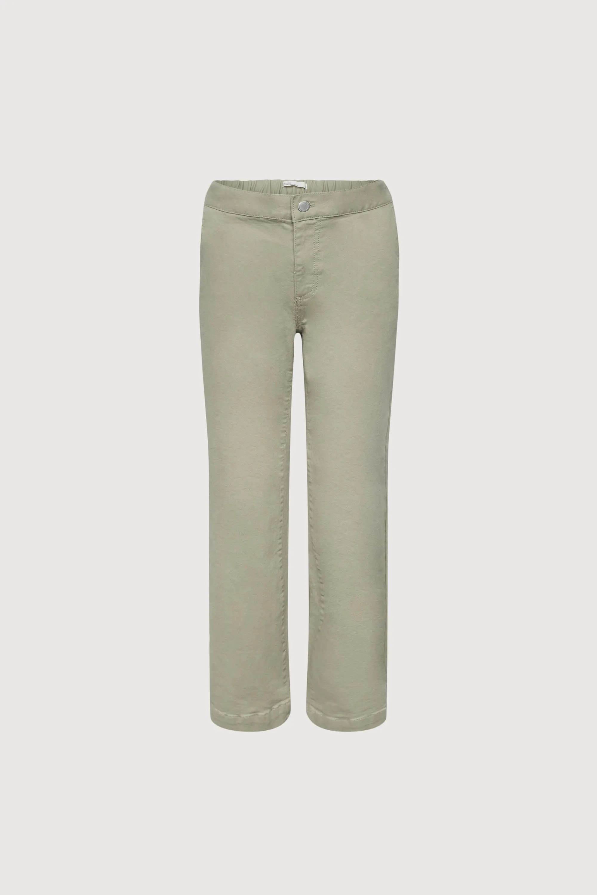 LONG LENGTH 30" TWILL WIDE LEG PANT