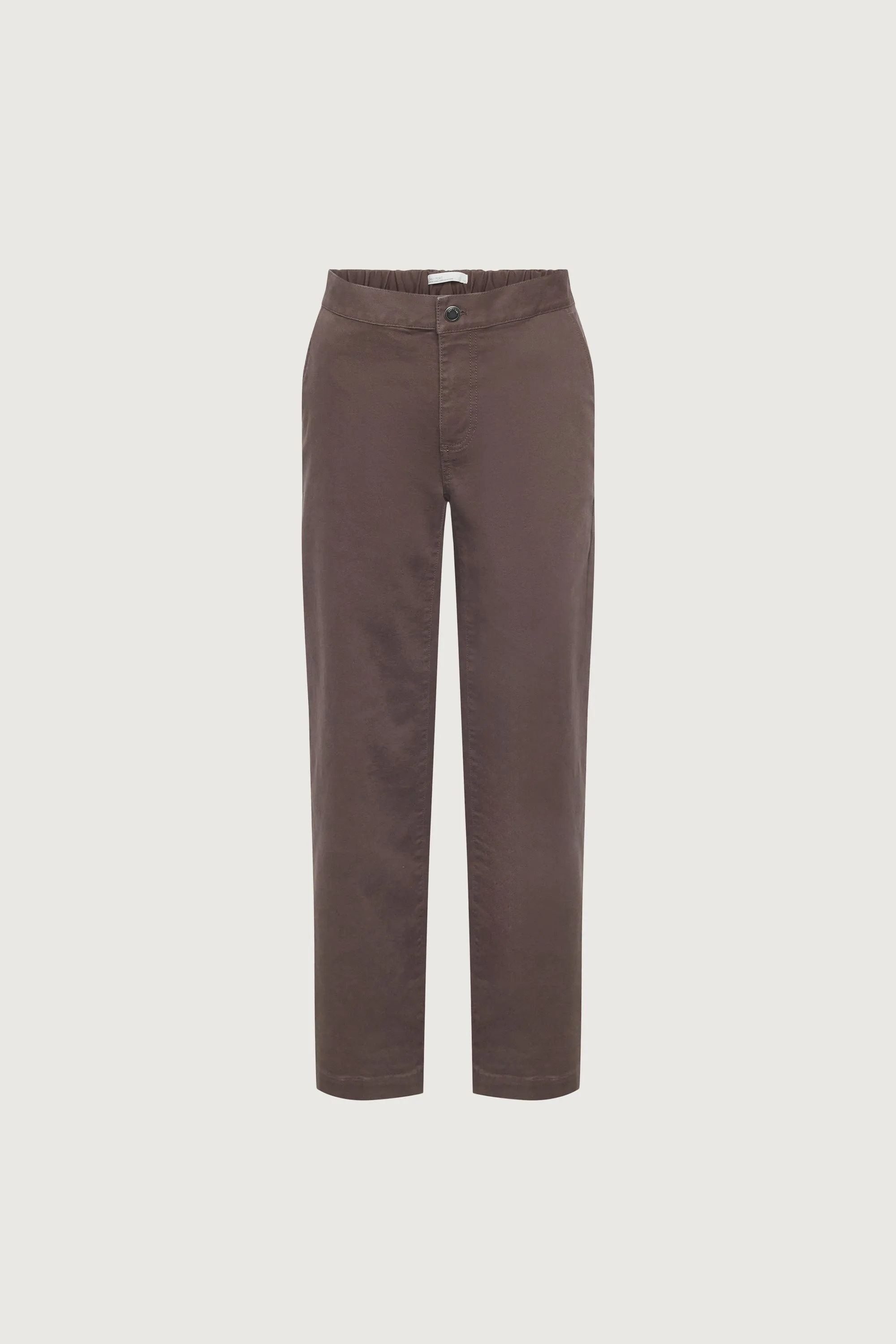 LONG LENGTH 30" TWILL WIDE LEG PANT