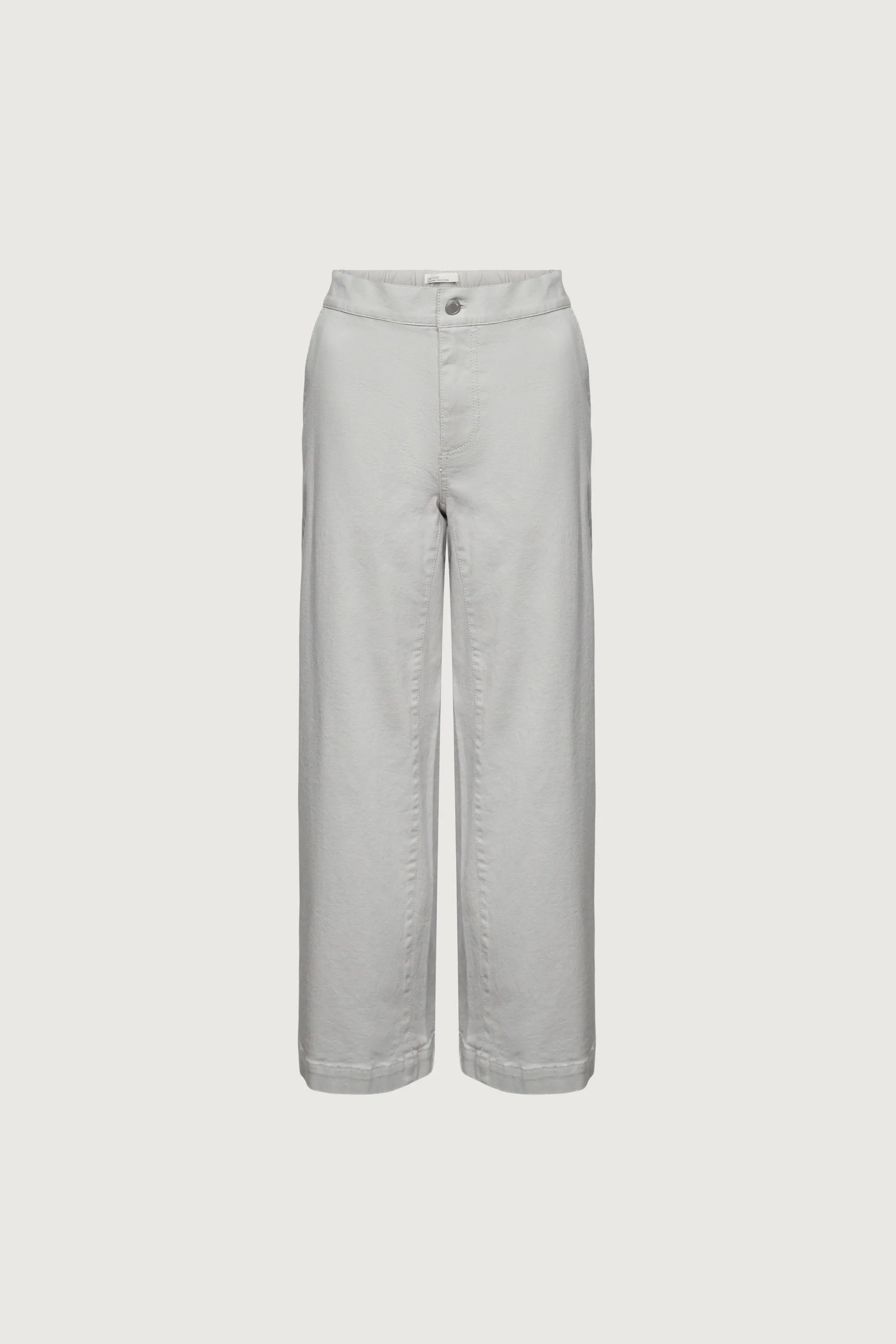 LONG LENGTH 30" TWILL WIDE LEG PANT