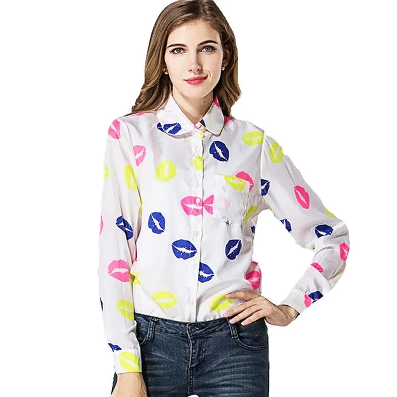 Long Sleeve Casual Women's Blouses