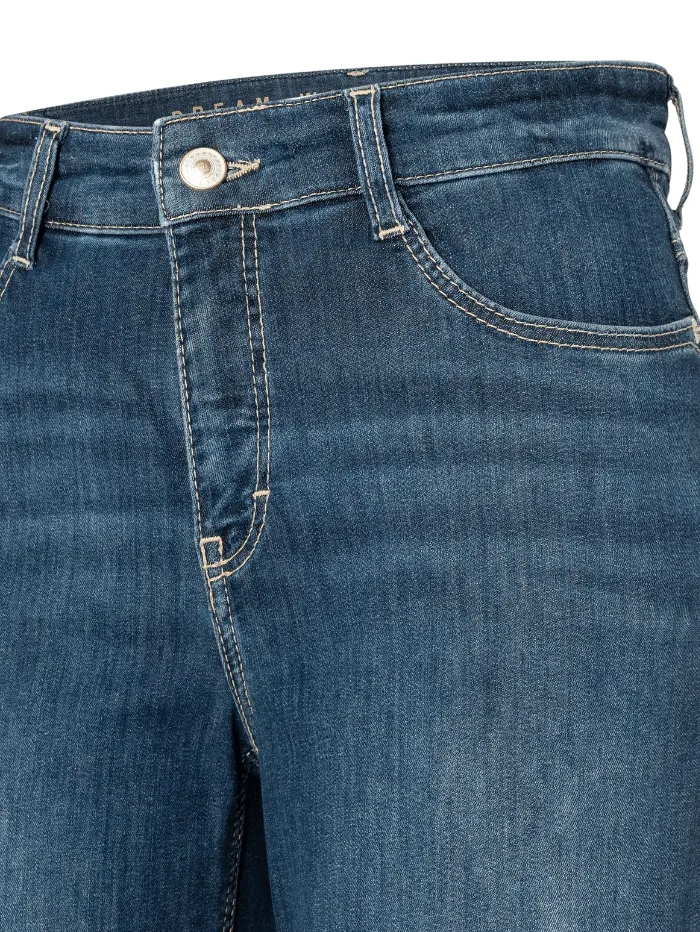 Mac Women's Dream Wide Wonder Light Jeans In Authentic Dark Wash 5441 0351L D834
