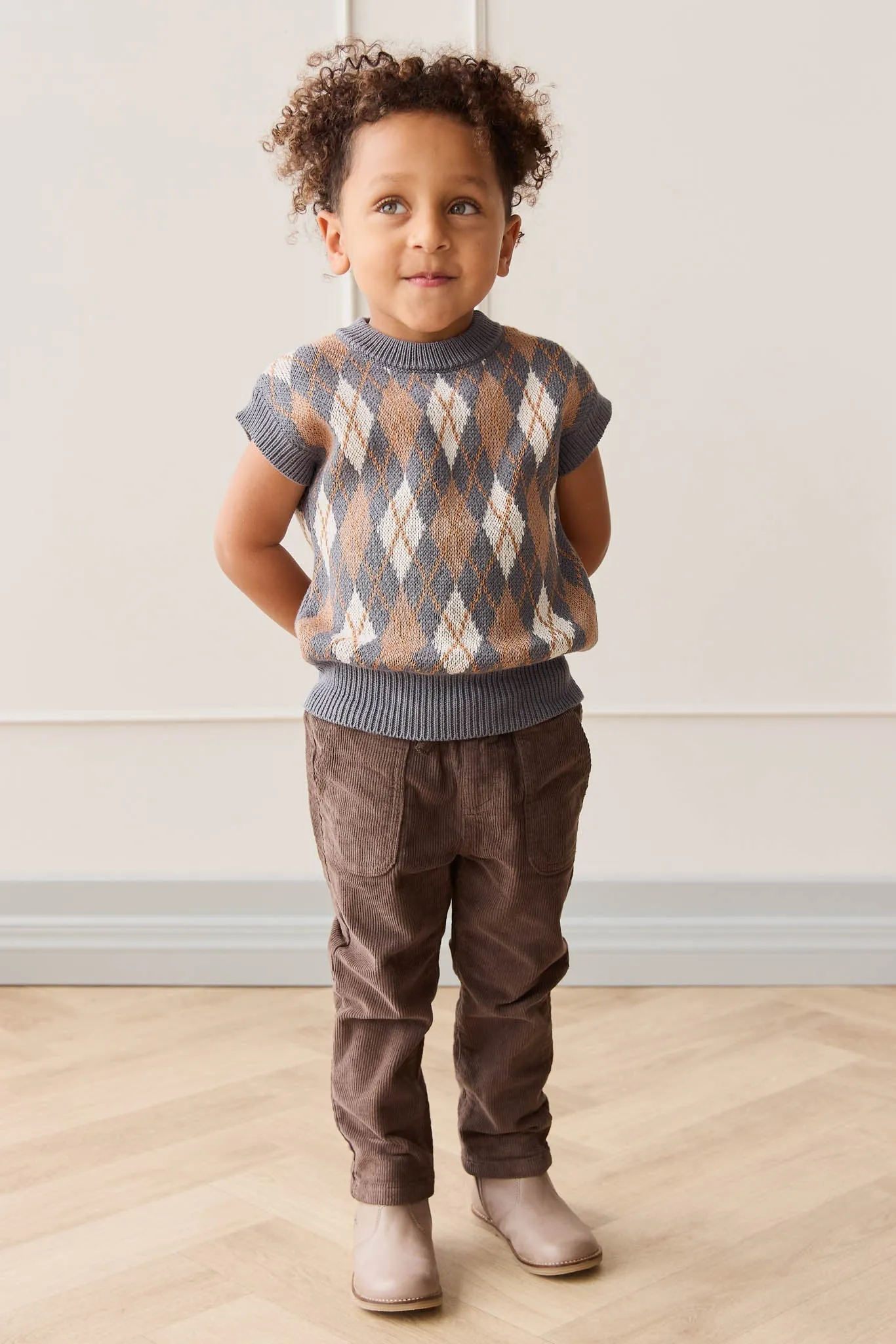 Marcus Knit Vest - Marcus Jacquard Arctic