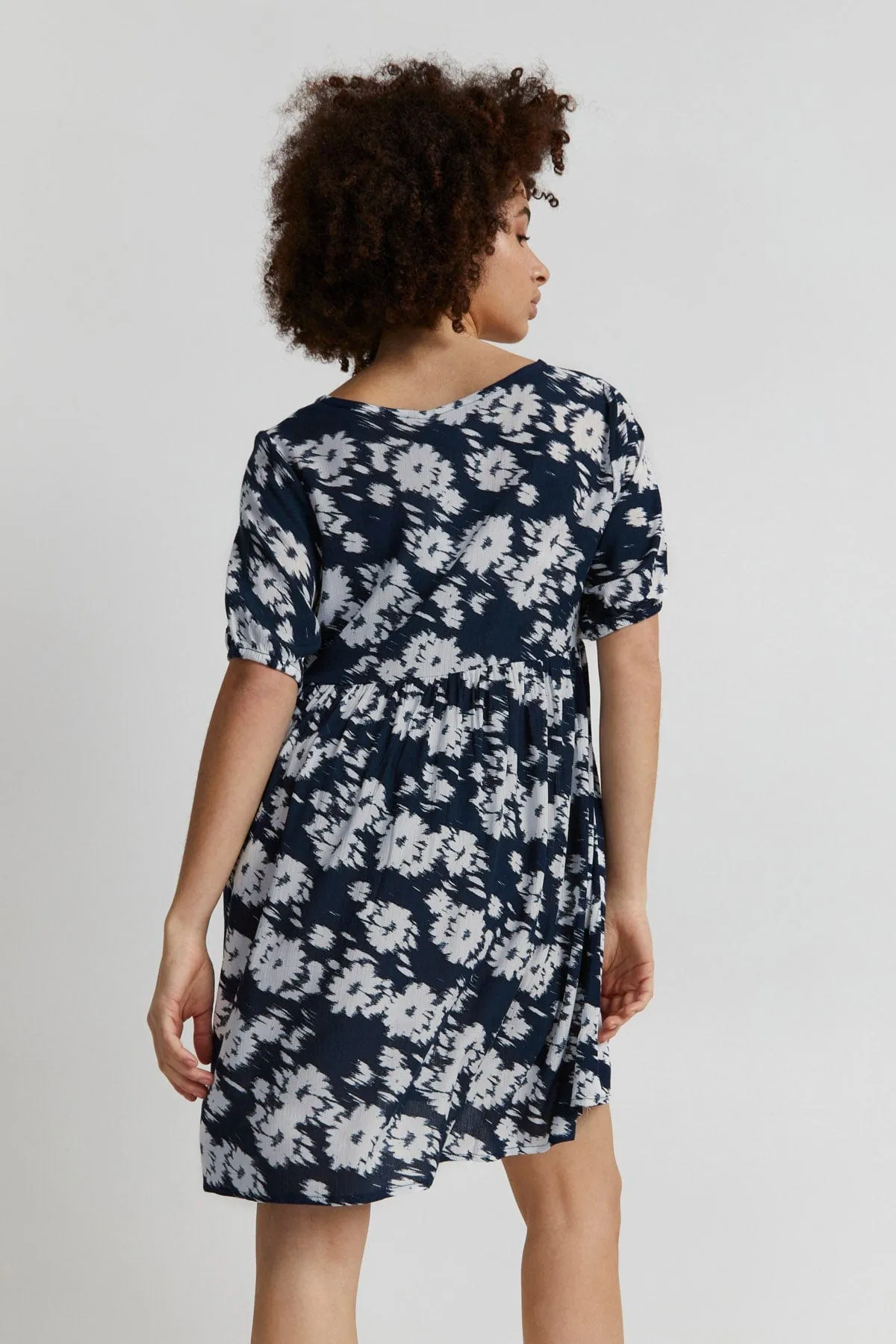 Marrakech Printed Summer Dress - Total Eclipse