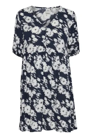Marrakech Printed Summer Dress - Total Eclipse