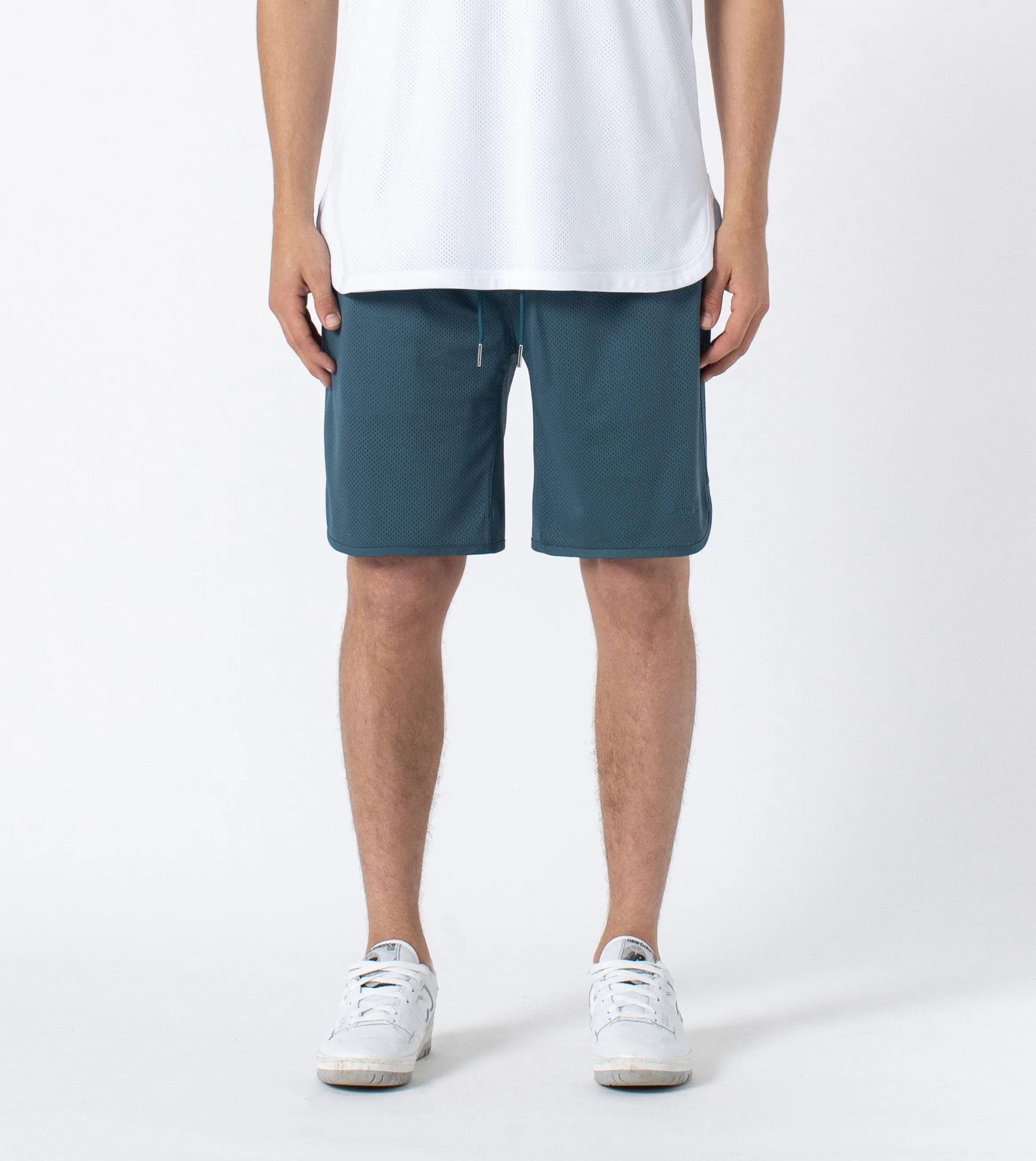 Mesh Basketball Short Dk Aqua