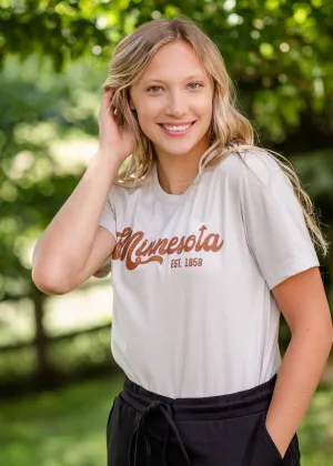 Minnesota Cream Short Sleeve Tee