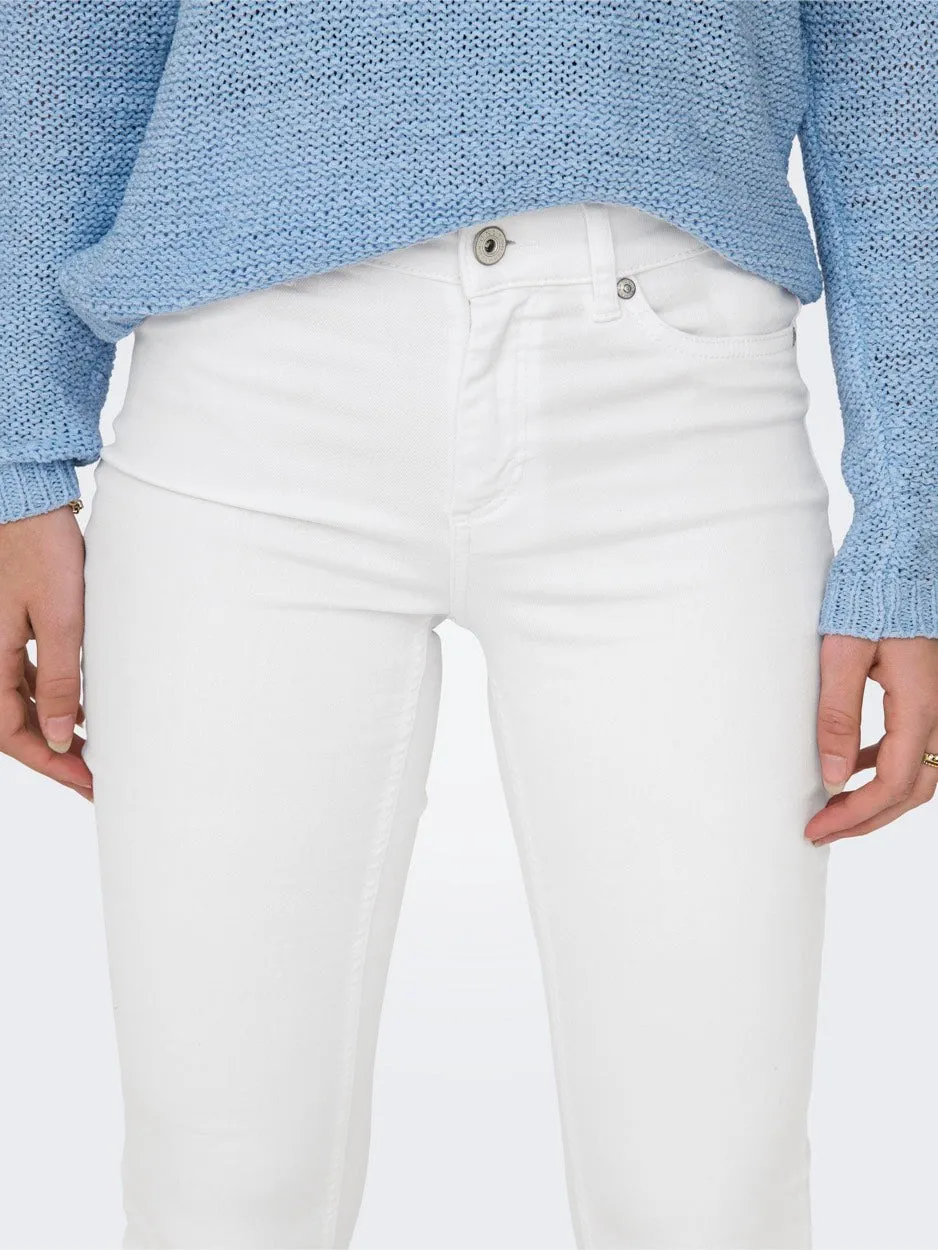 Onlblush Mid Flared Dnm Rea0730 Noo - Off-white