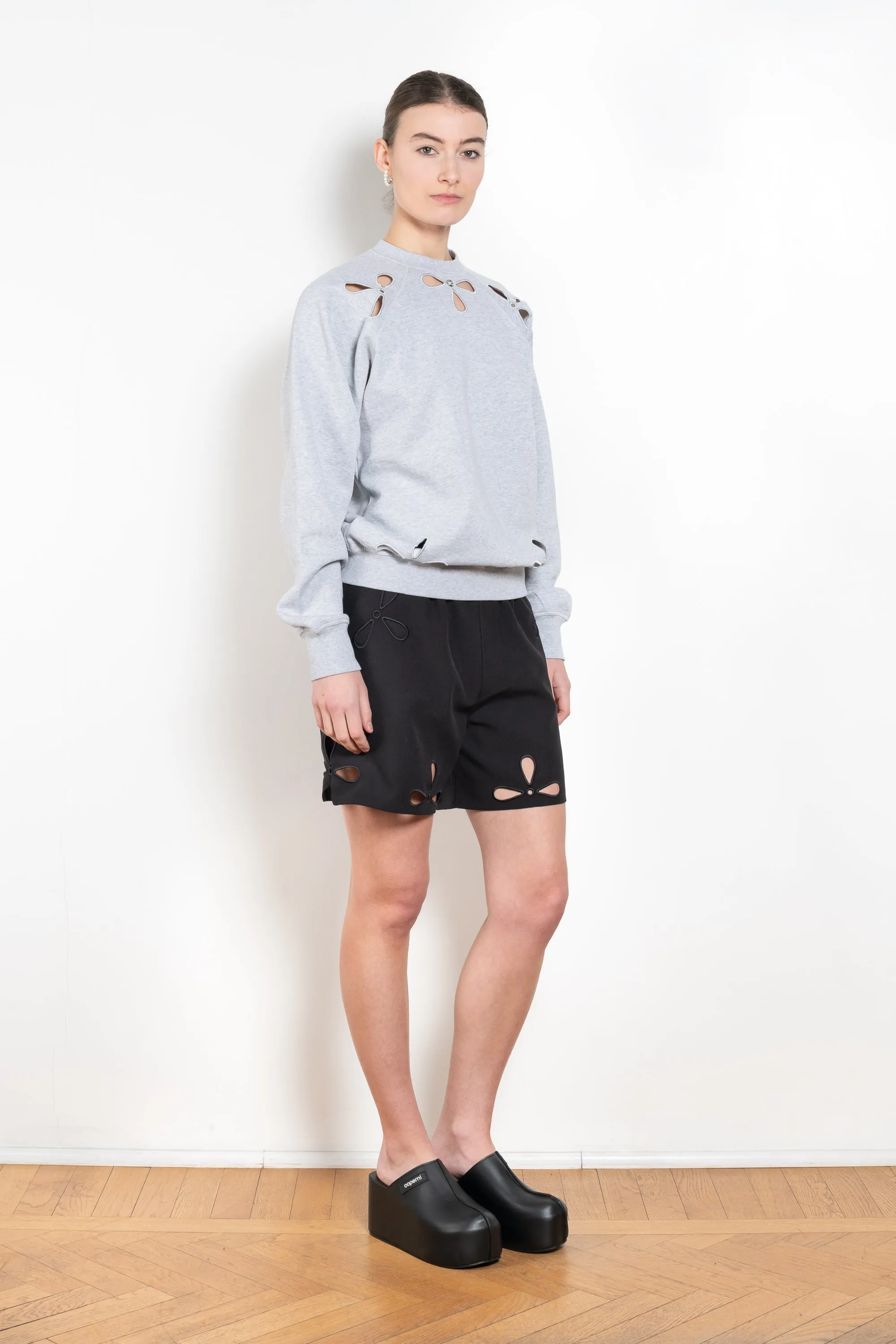 Petal Embroidered Sweater