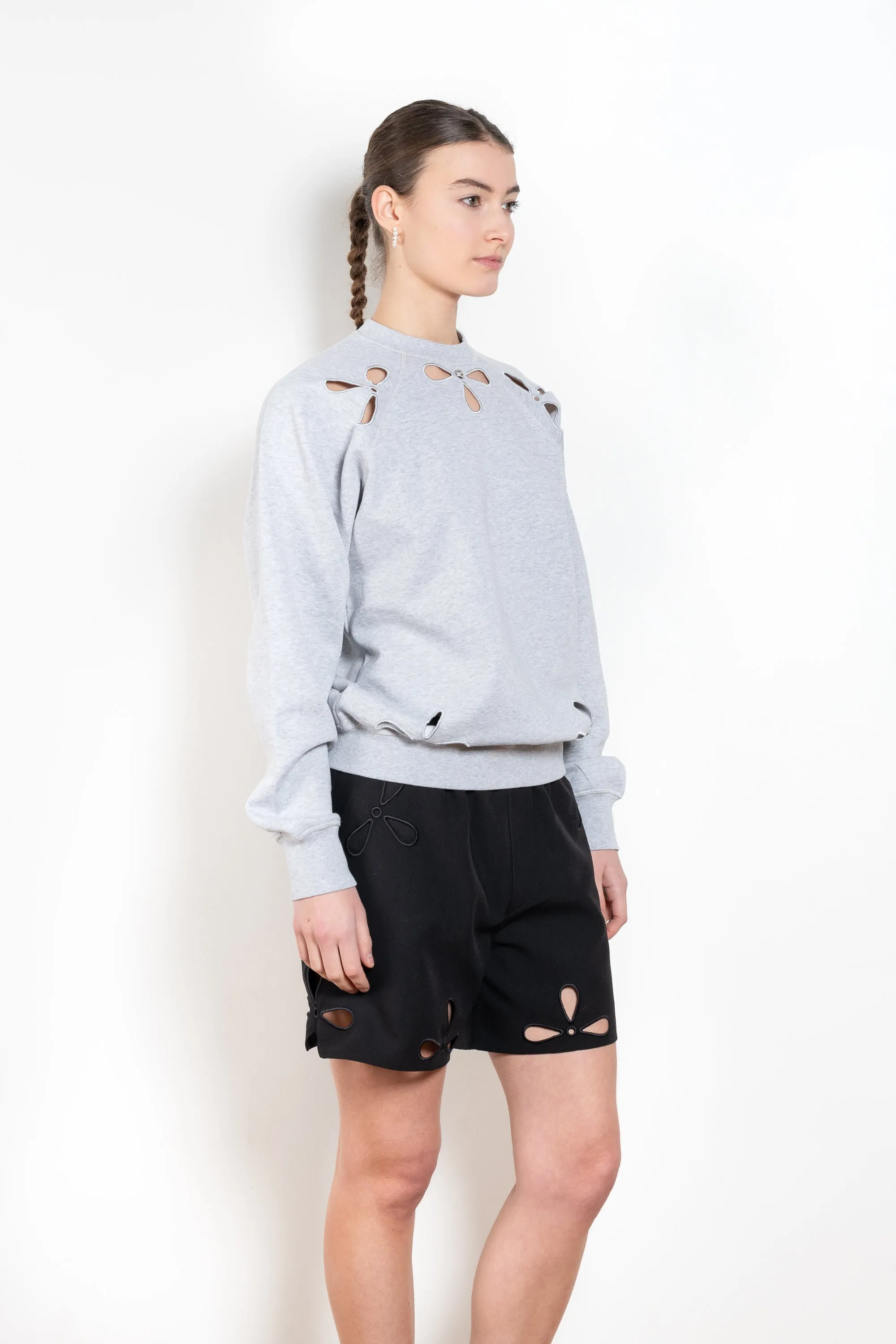 Petal Embroidered Sweater